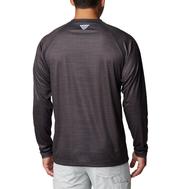 Nebraska Columbia PFG Terminal Tackle Heather Long Sleeve Shirt